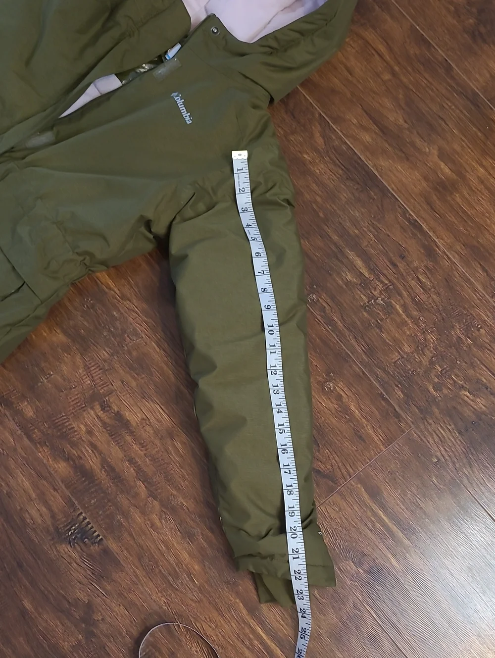 Columbia Kids' Omni Heat Olive Green Hooded Winter Parka Size L 14/16